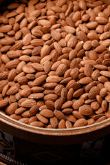 Almonds Close-Up Macro Shot