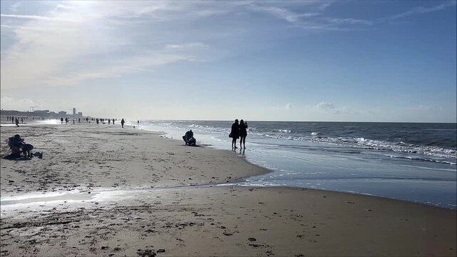 Unusually mild conditions draw visitors to the North Sea coast, where typically cold waters and beaches see unprecedented winter activity, signaling shifting weather patterns and ecological impacts.