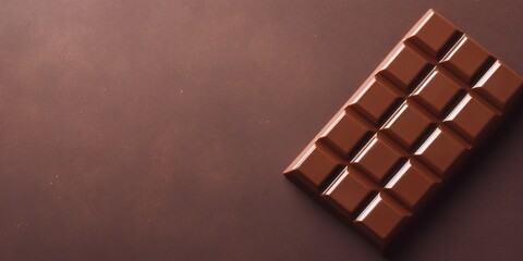 Chocolate bar display studio food photography minimalist setting close-up indulgence and taste