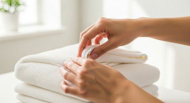 How to fold towels neatly and efficiently for home organization and storage tips and tricks guide tutorial