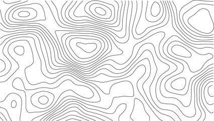 Topographic Contour Map Background. Abstract Vector Wave Grid With Mountain Relief. This Title Retains The Essential Keywords (Topographic, Vector, Contour, Map, Wave, Mountain) Abstract topographic.
