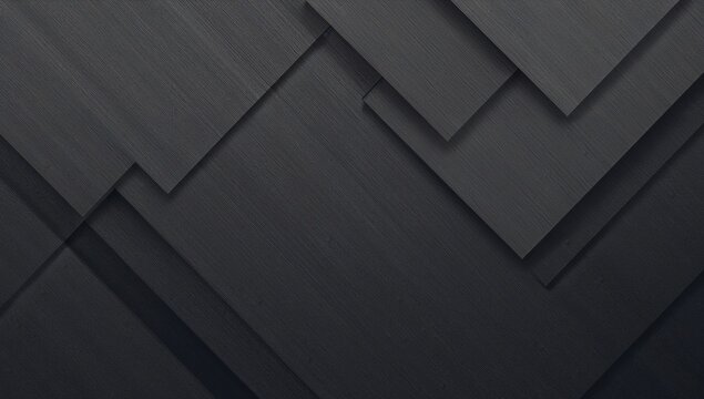 Abstract Black Rectangles, Textured Surface, Minimalist Composition, Subtle Gradient.