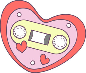 Y2K Digital Aesthetic Set with 90s Pixel Style Elements and Pastel Tech Graphics