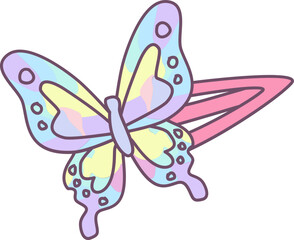 Y2K Digital Aesthetic Set with 90s Pixel Style Elements and Pastel Tech Graphics