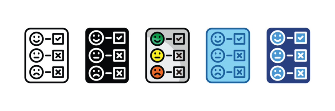 Feedback Form  Icon Element For Design