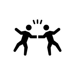 Handshake concept in modern human communication