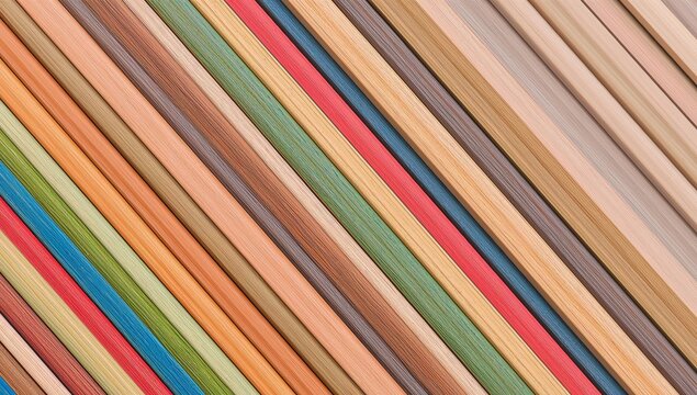 Chromatic Arrangement of Parallel Linear Elements. A Study in Color and Texture.
