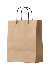 Paper bag isolated on transparent background