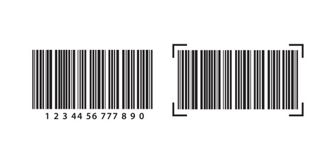 Fake Barcode Vector Set – Realistic and Editable Product Label Design