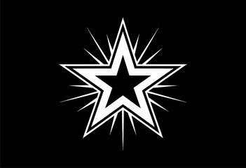 Dynamic Starburst Graphic Design Element Isolated on Transparent Background