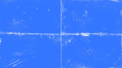 Worn blue textured paper with grain, noise, and halftone effects creating a unique visual experience.