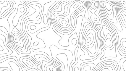 Topographic Contour Map Background. Abstract Vector Wave Grid With Mountain Relief. This Title Retains The Essential Keywords (Topographic, Vector, Contour, Map, Wave, Mountain) Abstract topographic.