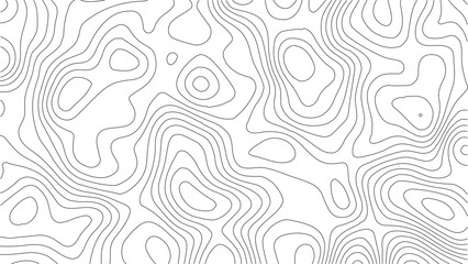 Topographic Contour Map Background. Abstract Vector Wave Grid With Mountain Relief. This Title Retains The Essential Keywords (Topographic, Vector, Contour, Map, Wave, Mountain) Abstract topographic.