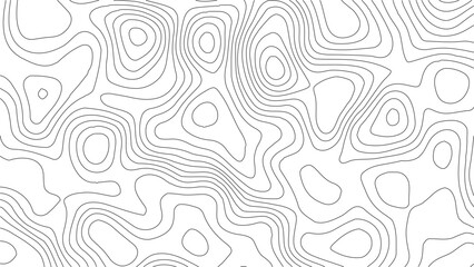 Topographic Contour Map Background. Abstract Vector Wave Grid With Mountain Relief. This Title Retains The Essential Keywords (Topographic, Vector, Contour, Map, Wave, Mountain) Abstract topographic.