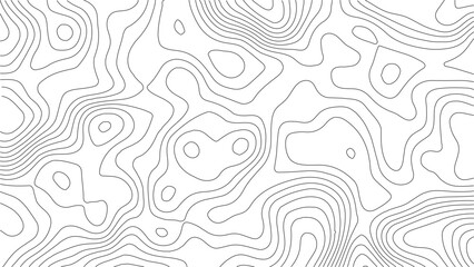 Topographic Contour Map Background. Abstract Vector Wave Grid With Mountain Relief. This Title Retains The Essential Keywords (Topographic, Vector, Contour, Map, Wave, Mountain) Abstract topographic.