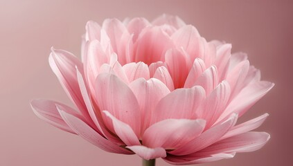 Elegant Bloom. A Study in Pink and Gentle Light, Texture and Delicate Form.