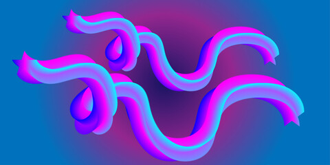 abstract background with blue waves