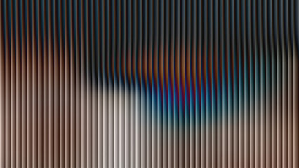Abstract vertical lines with blurred colorful center