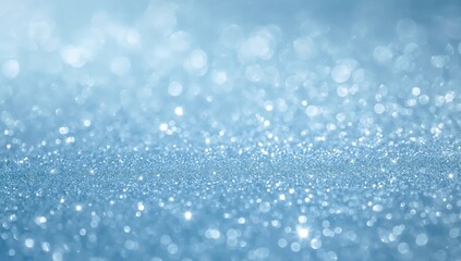 Ethereal Blue. A Sparkling, Abstract Vision in Soft, Shimmering Light and Textural Depth.