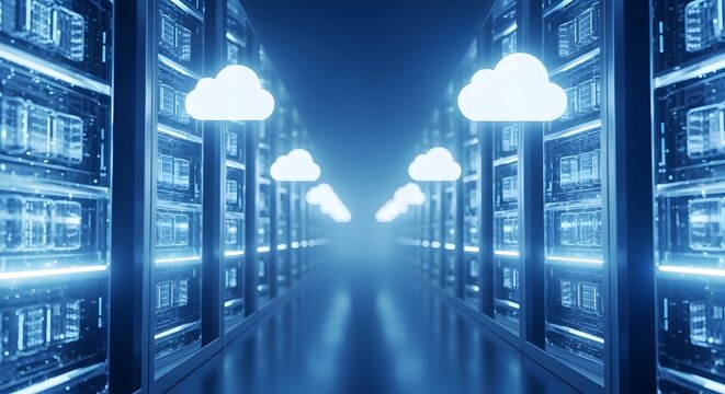 Cloud computing in server racks