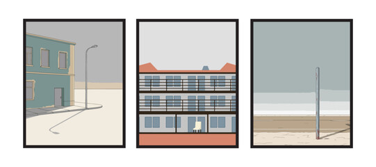 Passageway filled with distant echoes and muted tones