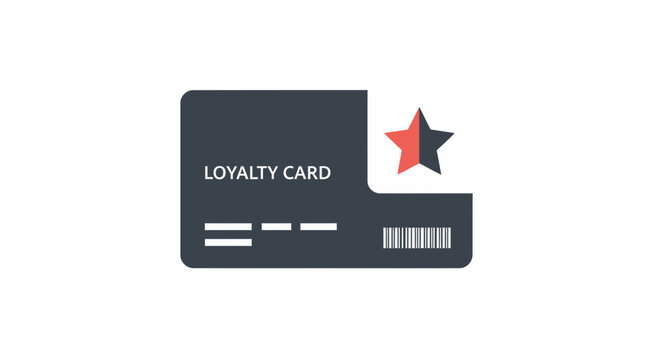 Boost customer retention with a modern loyalty card design, offering exclusive rewards and points, ideal for marketing campaigns and business promotions