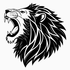 lion head vector