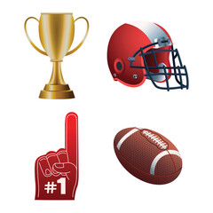 american football sport icon vector illustration design