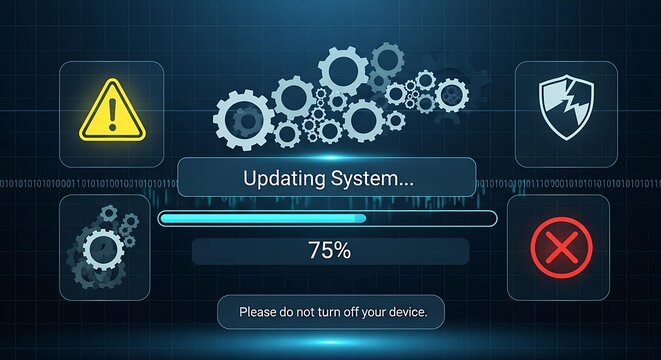 System Update Progress Bar, Software Installation, Technology