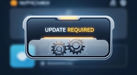 Update Required Button, Software Upgrade, System Maintenance