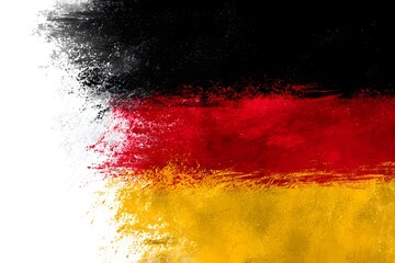 Germany, flag, image in national colors on a neutral transparent background for designers, marketers. Popular illustration, object, symbol, texture, pattern, holiday.