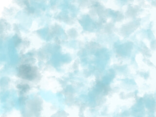 Light Blue Cloudy Watercolor Background (Raster)