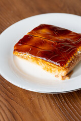 Close-Up of Traditional Albanian Balkan Dessert
