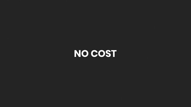 No Cost Minimal Text Animation 4K &ndash; Showcase Free Offers, Trials, and No-Charge Promotions