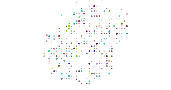 Abstract Particle Build Nauru Geographic Form