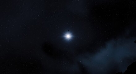 A detailed realistic black cosmic background showing the deep infinite universe, vast darkness, and mysterious cosmic structure ,dust ,technology ,template