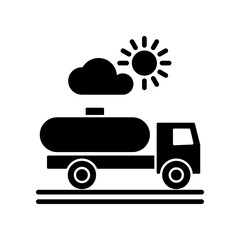 Truck icon design template SVG