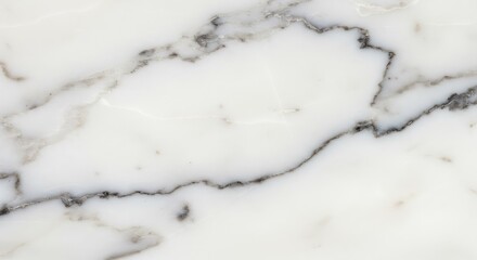 Elegant, polished white marble background showcasing natural gray veining. A beautiful, smooth stone texture ideal for luxurious graphic design projects ,expensive ,gray ,polished