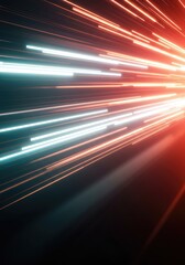 Dynamic high-speed burst of energy creating a powerful trail of light and abstract motion, symbolizing rapid acceleration and sudden power ,rapid ,acceleration ,boom