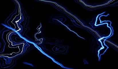 Abstract, neon light, seamless background, 3D illustration