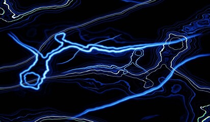 Abstract, neon light, seamless background, 3D illustration