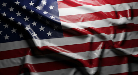 Rippling American Flag Close Up usa flag stars and stripes