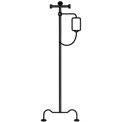 vector illustration of a lamp