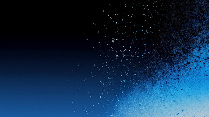 Abstract Blue and Black Gradient Background