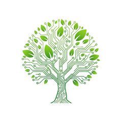 Tree of life icon symbolizing growth, nature, and ecology.