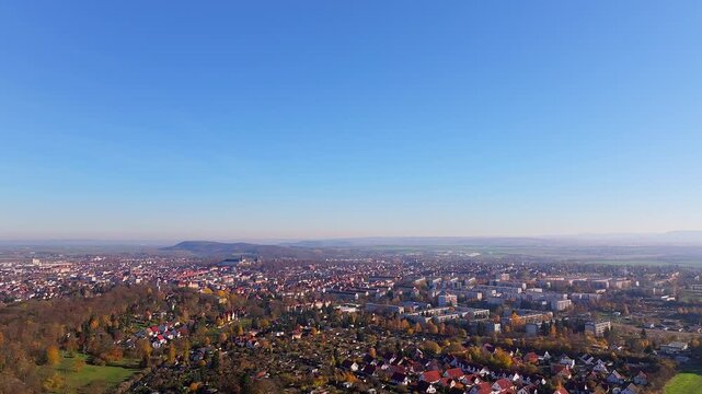 the historic german city of gotha 4k 25fps video