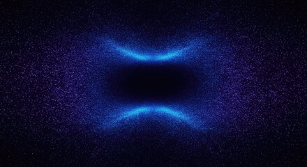A mesmerizing deep blue and purple abstract background featuring infinitely flowing luminescent particles, ideal for modern design templates ,cosmic ,background ,digital
