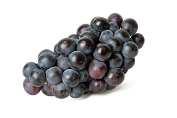 High-resolution photograph of fresh Kyoto grape isolate on white, taken with a high-resolution 45MP camera