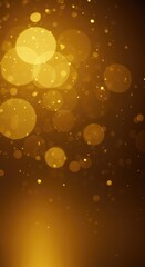 Elegant abstract background featuring subtle golden light diffusion, delicate particle bokeh, and shimmering reflections suitable for luxury design ,texture ,concept ,glimmer