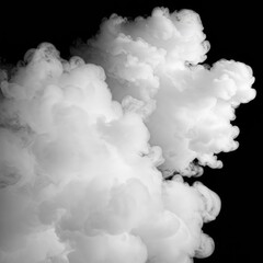 Abstract swirling cloud of white vapor texture suitable for overlay design elements or atmospheric backdrop effects. Ethereal fog ,concept ,modern ,light